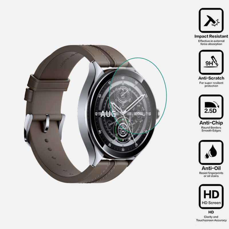 Xiaomi Smartwatch Accessories - Pelindung layar jam tangan pintar, arloji