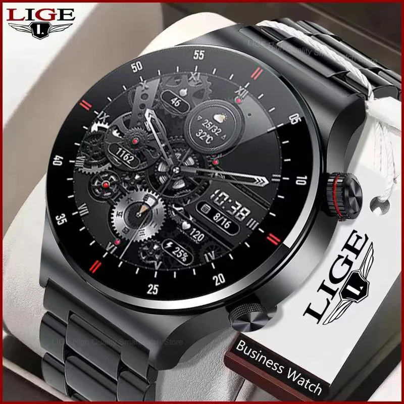 Smartwatch Instagram - LIGE jam tangan pintar pria, panggilan
