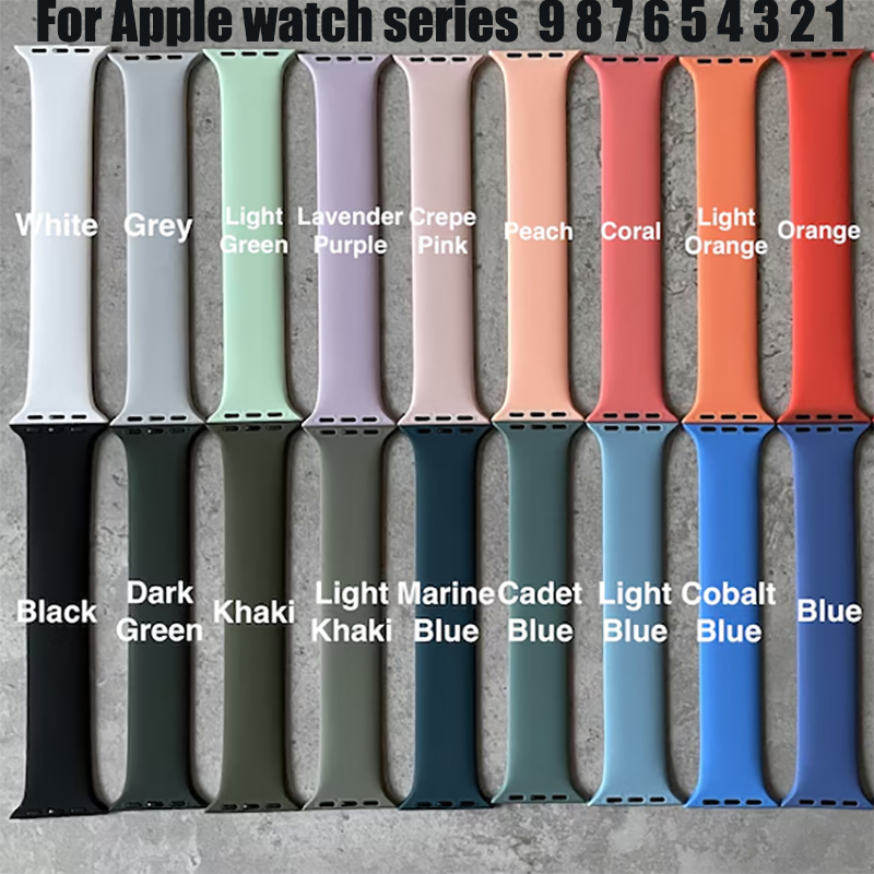 Solo Loop Strap - Tunggal Loop silikon untuk apple Watch