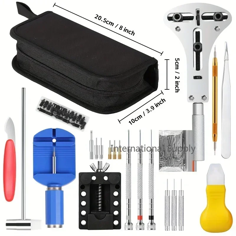 Tool Kit Strap Change - 147Pcs Set Peralatan Perbaikan Jam Tangan