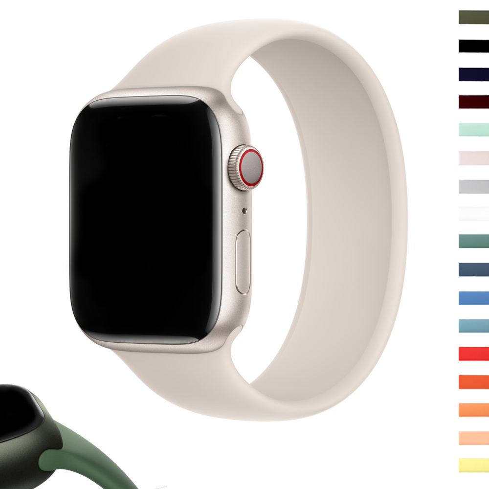 Solo Loop Strap - URVOI Tali Silikon untuk Apple Watch
