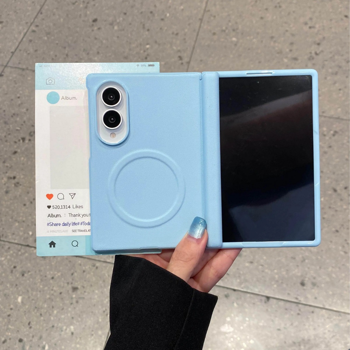 Screen Protector Film - Kulit Matte Warna Permen untuk Casing