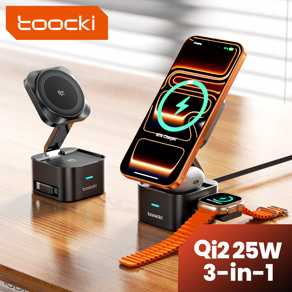 Smartwatch Ac - Pengisi Daya Nirkabel Toocki QI2.2 25W