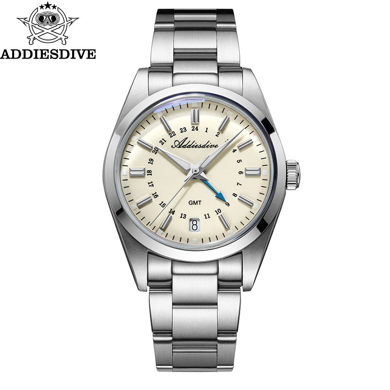 Accessories With Watch - ADDIESDIVE Jam Tangan GMT Mewah 36Mm