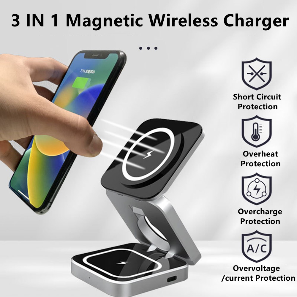 Smartwatch Ac - Stasiun pengisi daya magnet magnet magnet