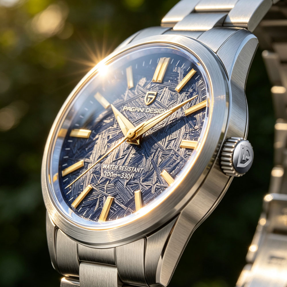 Accessories With Watch - PAGANI DESIGN Jam Tangan Quartz Pria