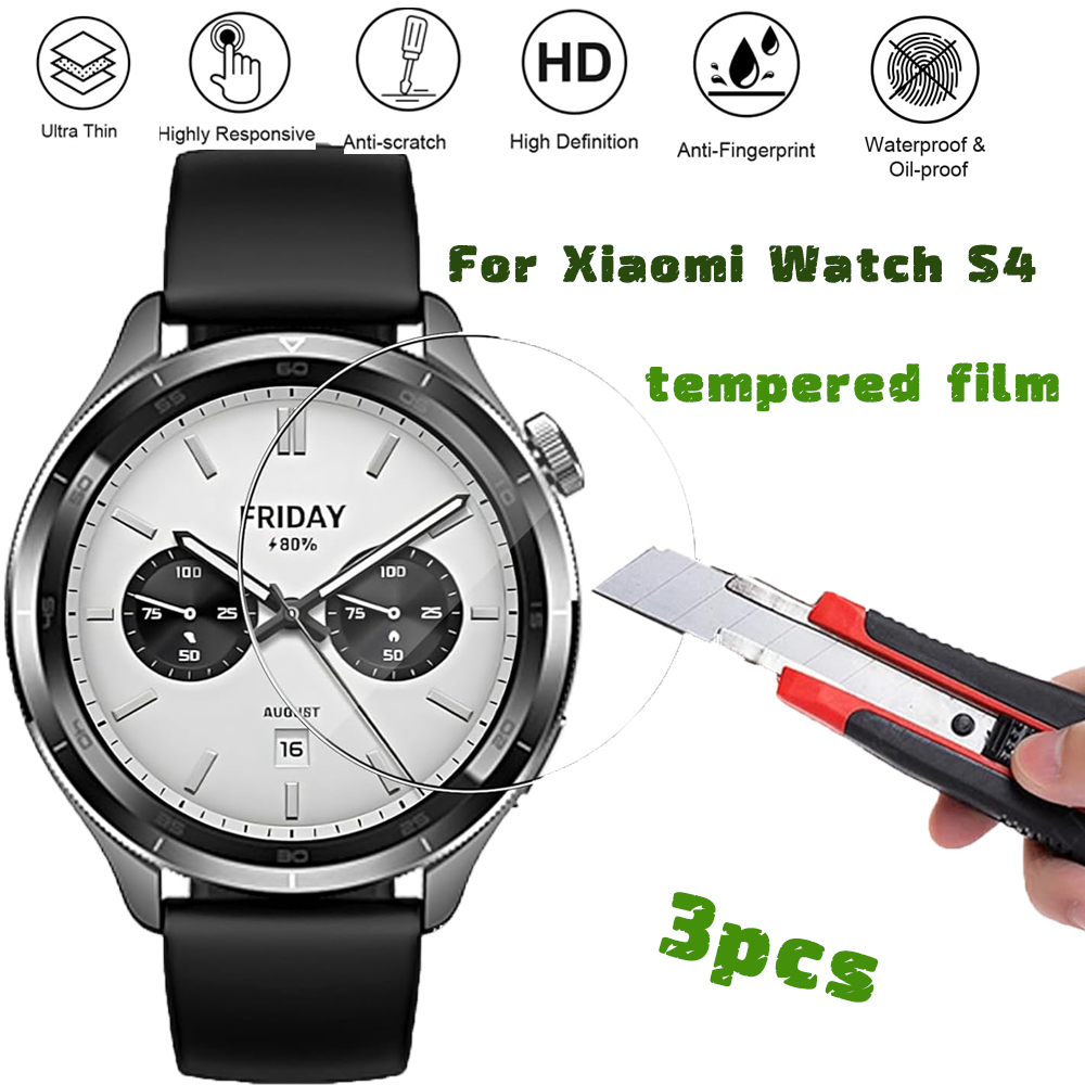 3 Buah Jam Tangan Pintar Kaca  - Xiaomi Smartwatch S4 Accessories ulasan dan harga