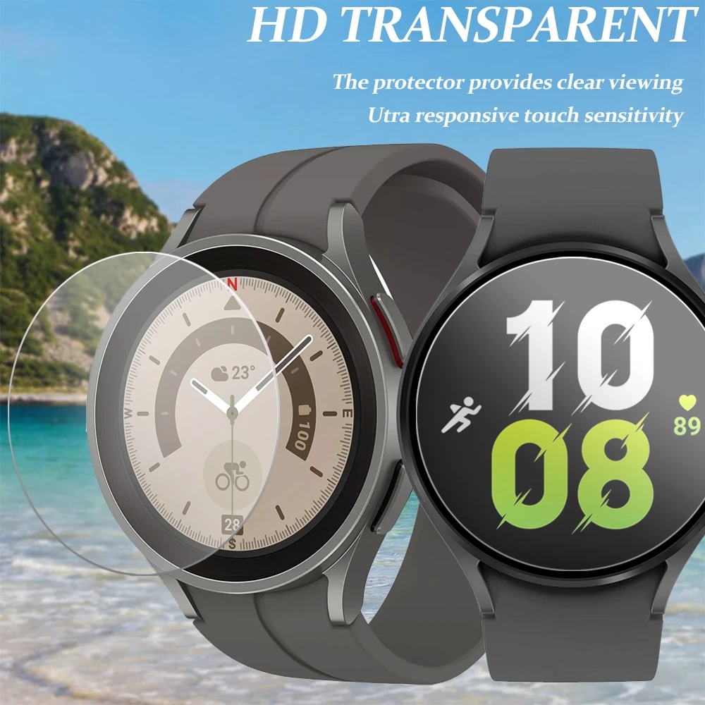 Pelindung layar kaca Tempered, - Accessories For Galaxy Watch 5 ulasan dan harga