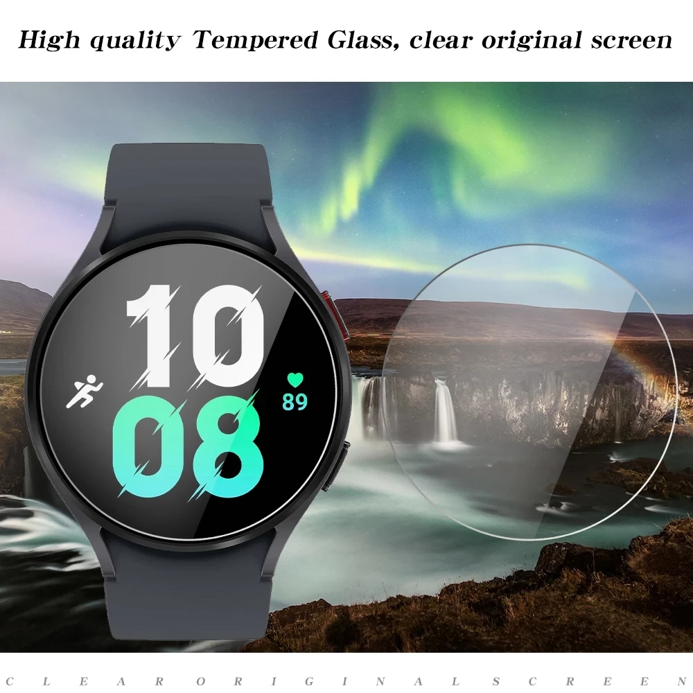 Pelindung layar kaca Tempered, - Accessories For Galaxy Watch 5 ulasan dan harga