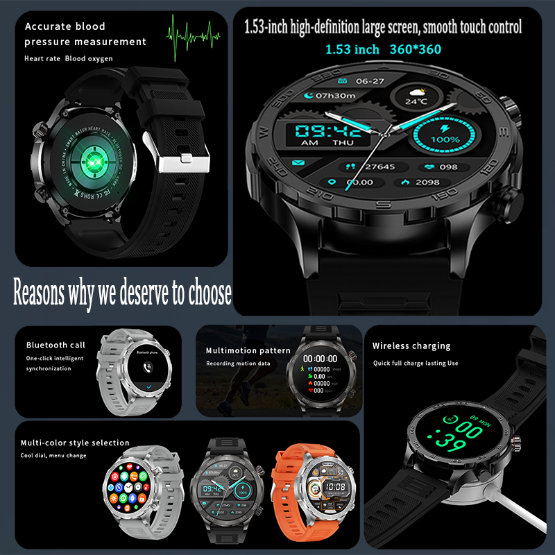Jam Tangan Pintar GPS Baru unt - Smartwatch Faces ulasan dan harga