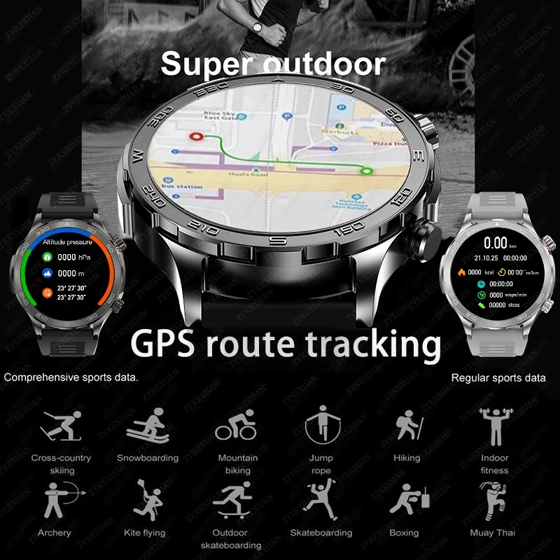 Jam Tangan Pintar GPS Baru unt - Smartwatch Faces ulasan dan harga