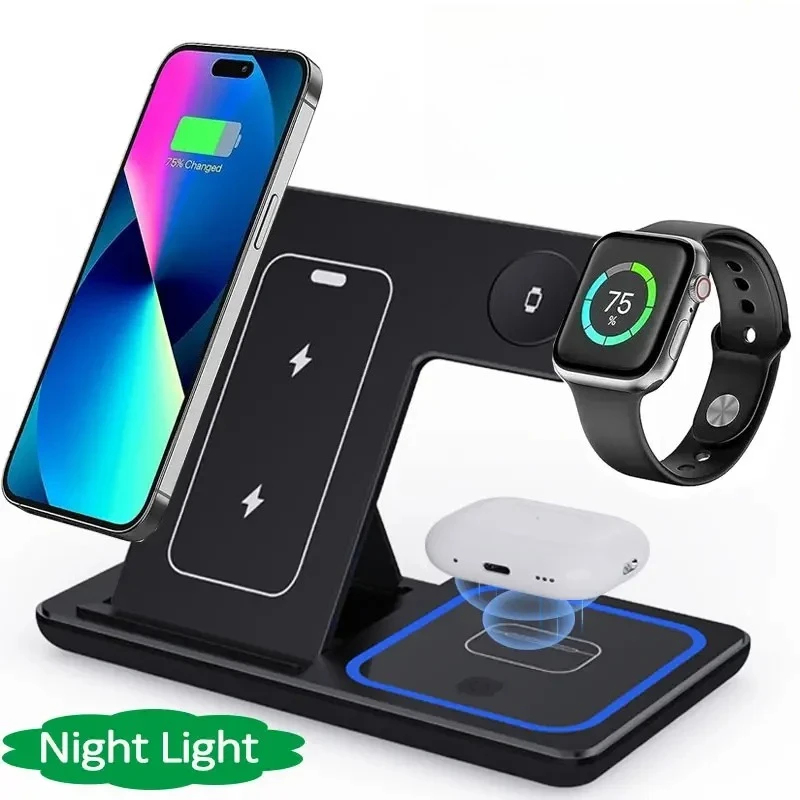 Stasiun Pengisian Daya Nirkabe - Smartwatch Ac ulasan dan harga