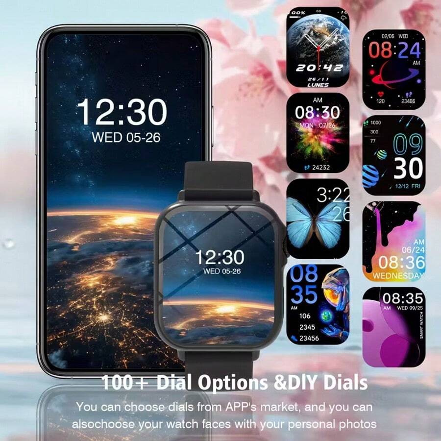 1pc Jam Tangan Pintar 2025 Den - Smartwatch Touch ulasan dan harga