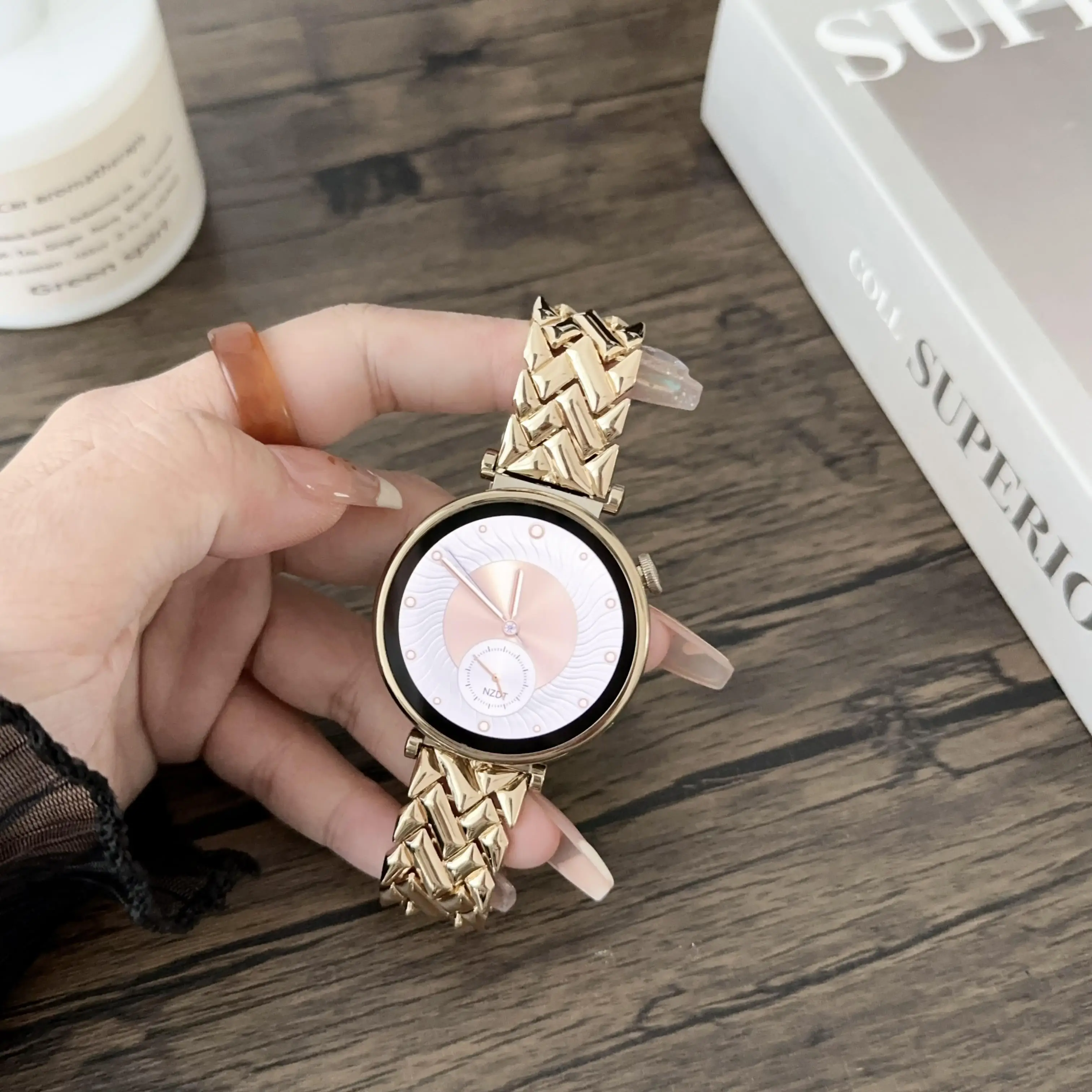 1 buah jam tangan gelang baja  - Fossil Smartwatch Accessories ulasan dan harga