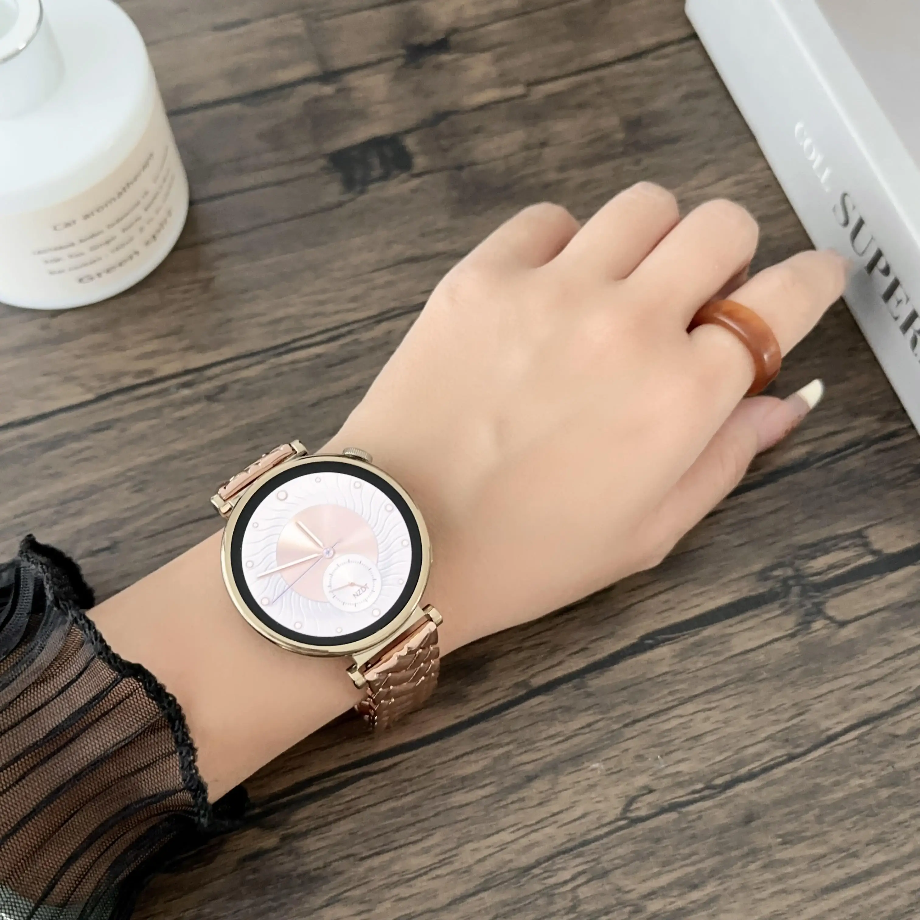1 buah jam tangan gelang baja  - Fossil Smartwatch Accessories ulasan dan harga