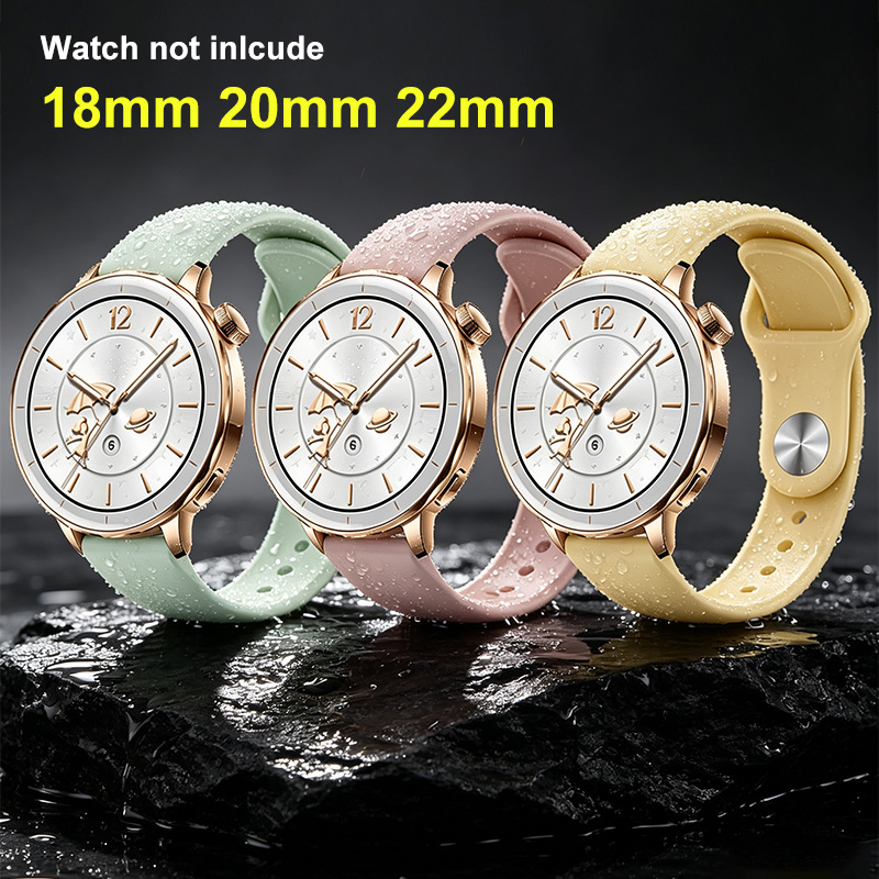 Gelang Silikon Wanita 18mm 20  - Fossil Smartwatch Accessories ulasan dan harga