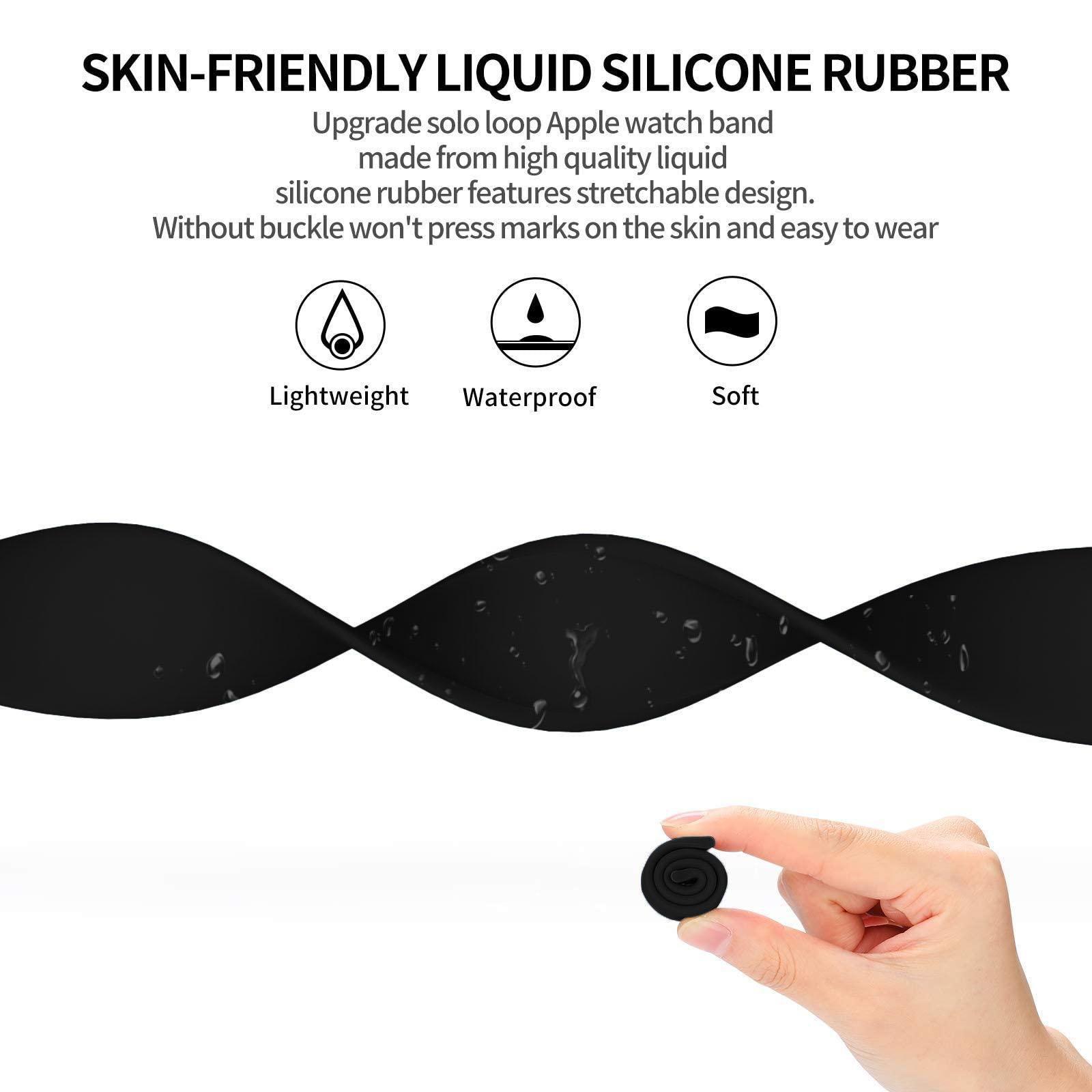 Tunggal Loop silikon untuk app - Solo Loop Strap ulasan dan harga