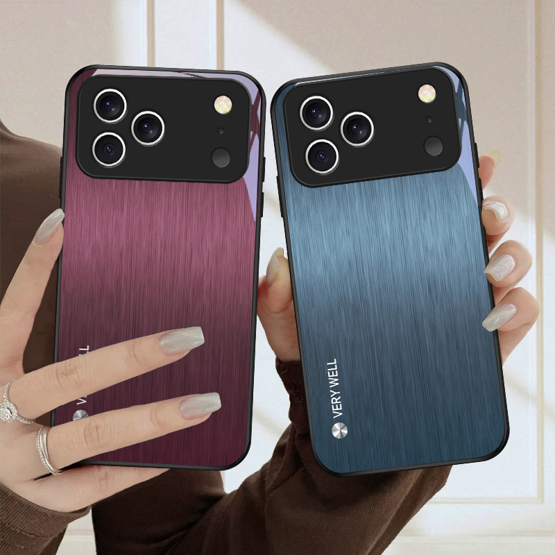 Casing Ponsel Kaca Hitam Minim - Screen Protector Film ulasan dan harga