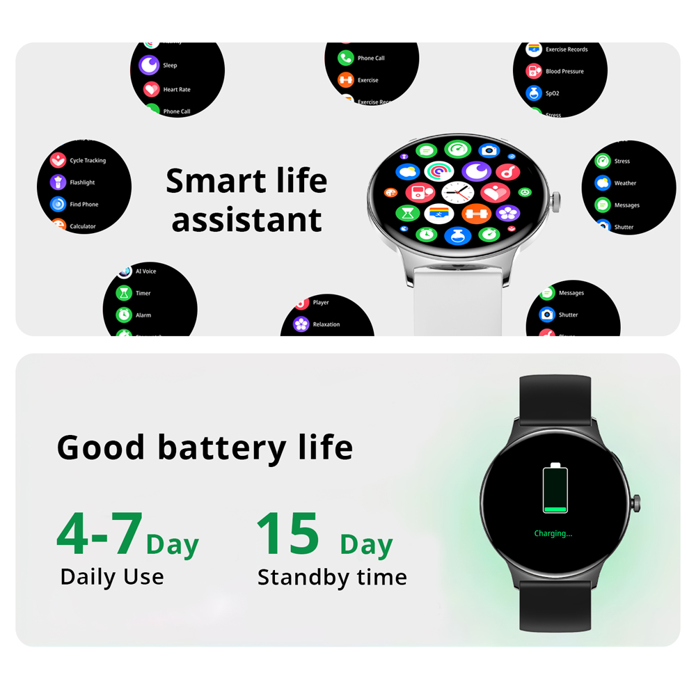 COLMI V89 jam tangan pintar wa - Smartwatch Faces ulasan dan harga