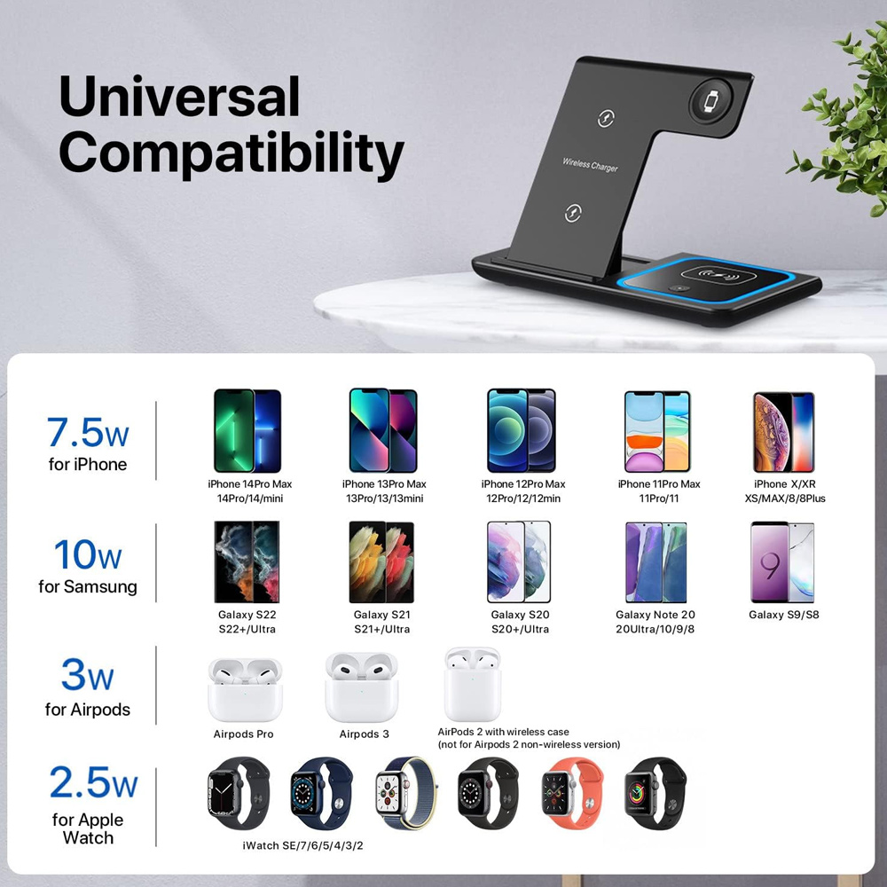 Dudukan Pengisi Daya Nirkabel  - Smartwatch Ac ulasan dan harga
