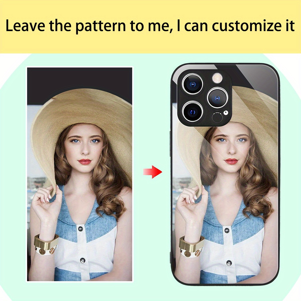 Casing Kaca Cermin Foto Kustom - Screen Protector Film ulasan dan harga