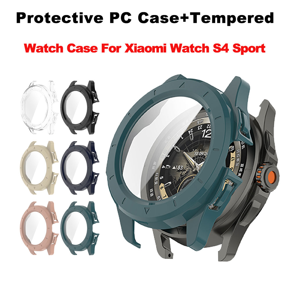 Kaca Antigores + Casing PC unt - Xiaomi Smartwatch S4 Accessories ulasan dan harga
