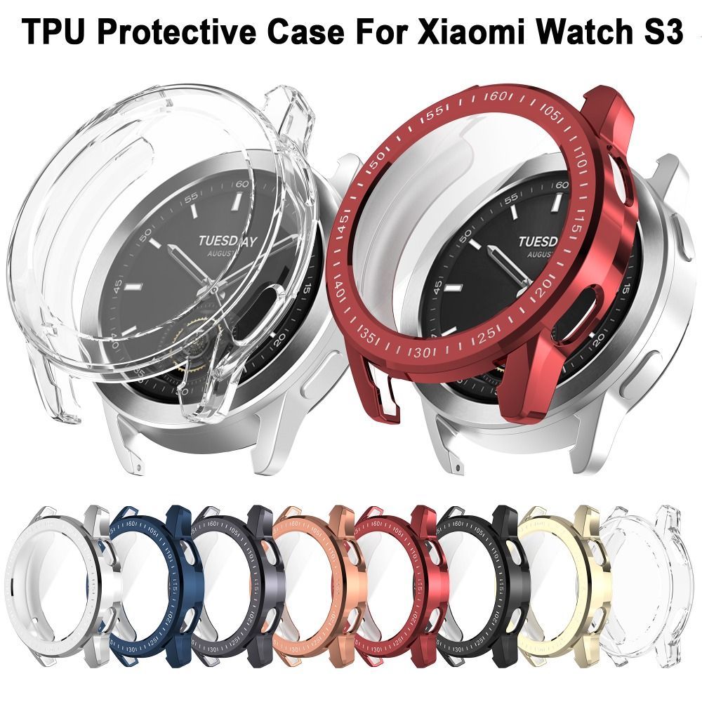 Casing TPU Full Cover Baru, Pe - Xiaomi Smartwatch Accessories ulasan dan harga