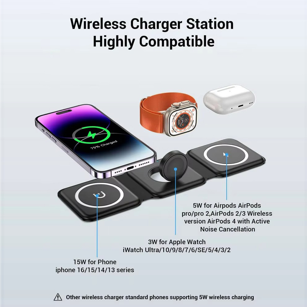 Pengisi Daya Nirkabel Lipat Ma - Smartwatch Ac ulasan dan harga