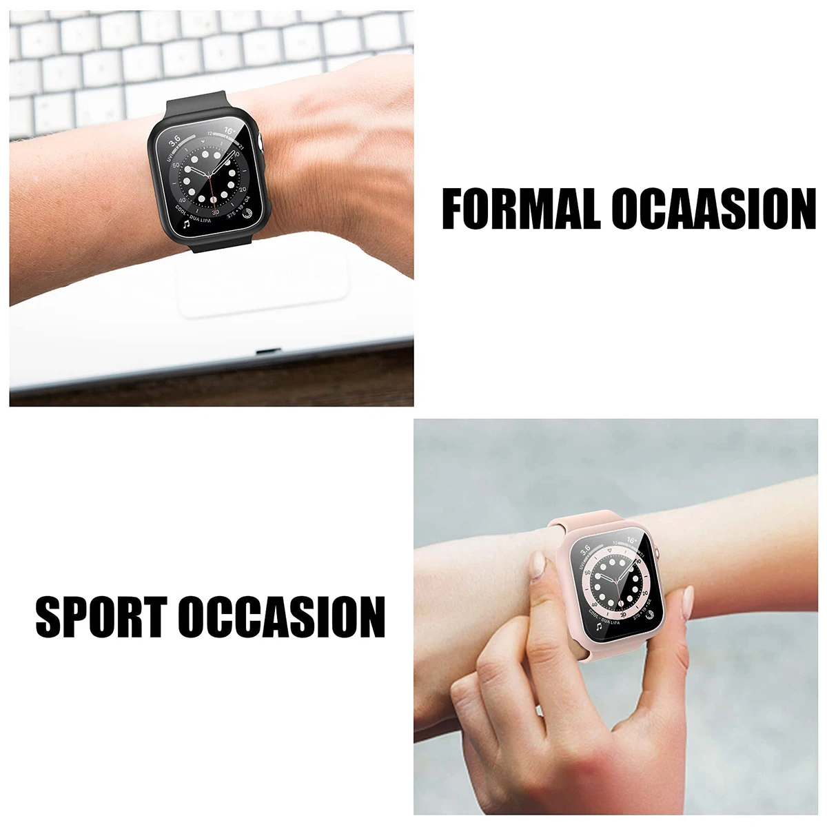 Kaca antigores + penutup untuk - Smartwatch Band Accessories ulasan dan harga