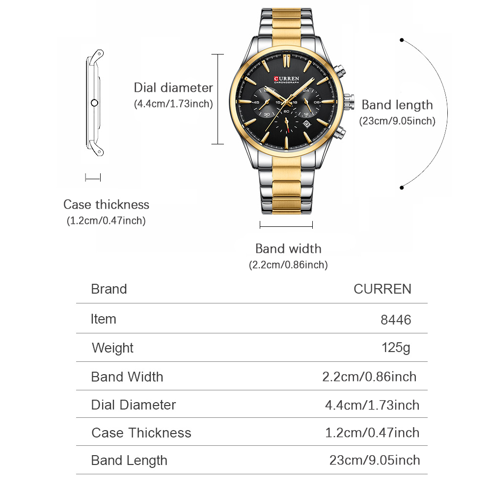 CURREN Jam Tangan Olahraga Chr - Accessories With Watch ulasan dan harga
