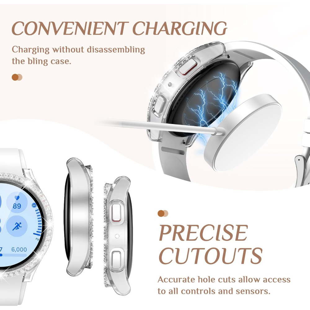 Casing Bling untuk Samsung Gal - Accessories For Galaxy Watch 5 ulasan dan harga