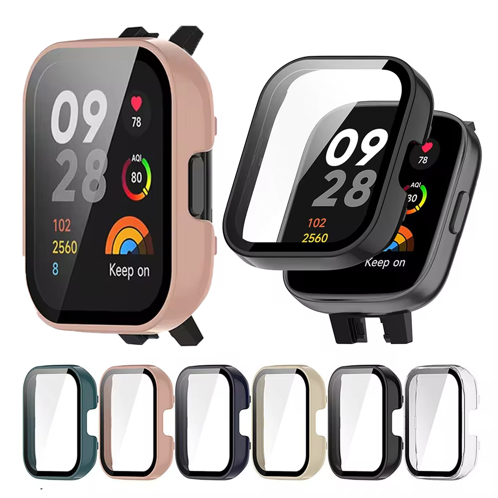 Casing pelindung + kaca Temper - Xiaomi Smartwatch Accessories ulasan dan harga