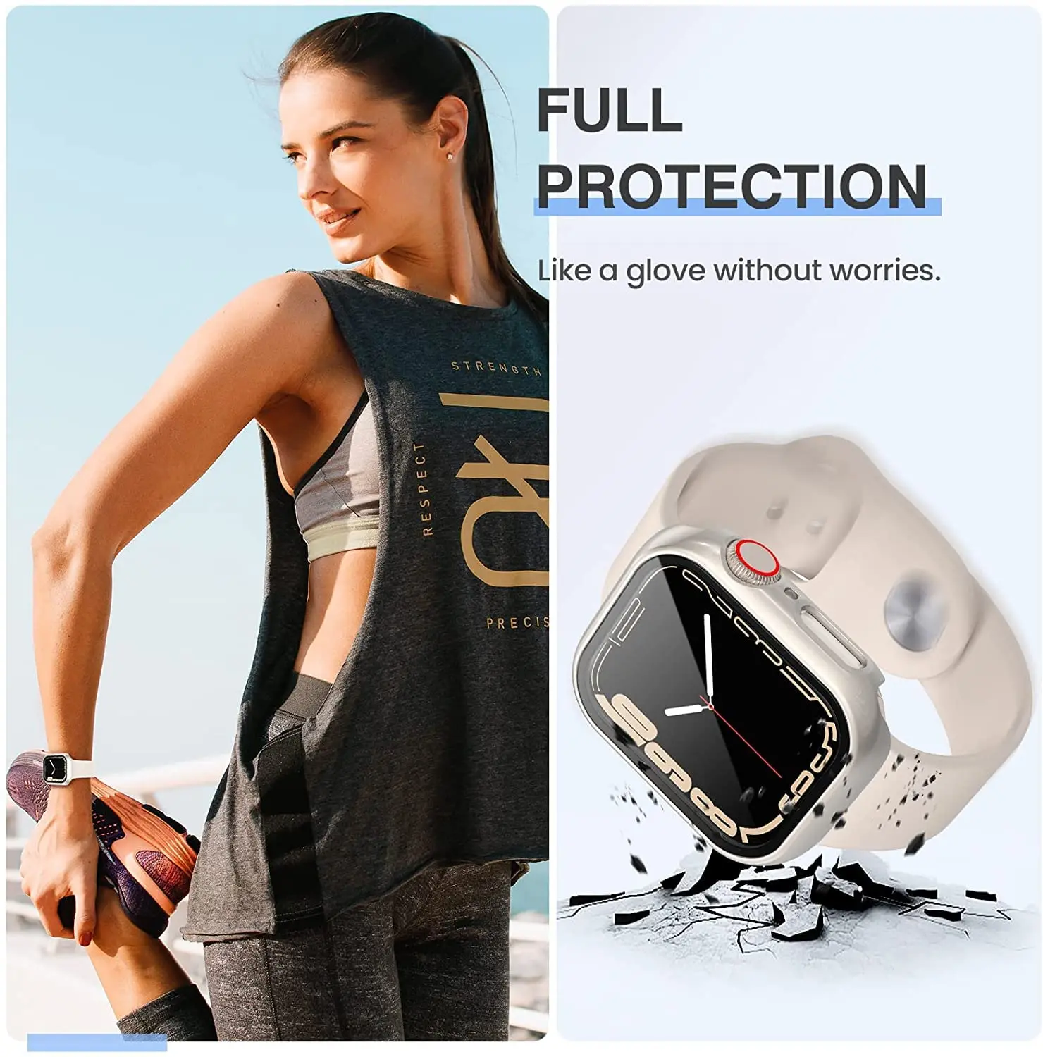 3 Pak Penutup Kaca Tempered un - Smartwatch Band Accessories ulasan dan harga