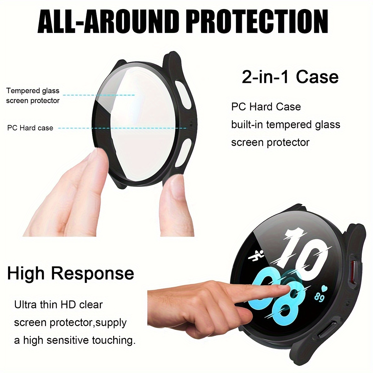 Casing PC untuk Samsung Galaxy - Accessories For Galaxy Watch 5 ulasan dan harga