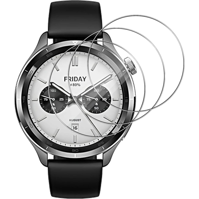 3 Buah Film Kaca Tempered untu - Xiaomi Smartwatch S4 Accessories ulasan dan harga