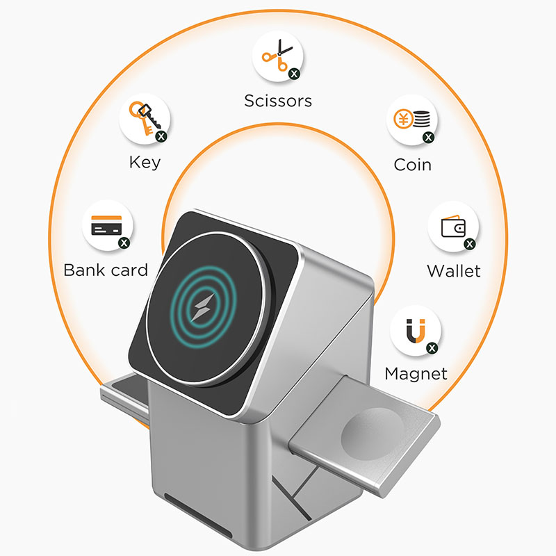 Pengisi Daya Nirkabel 3 in 1 M - Smartwatch Touch ulasan dan harga