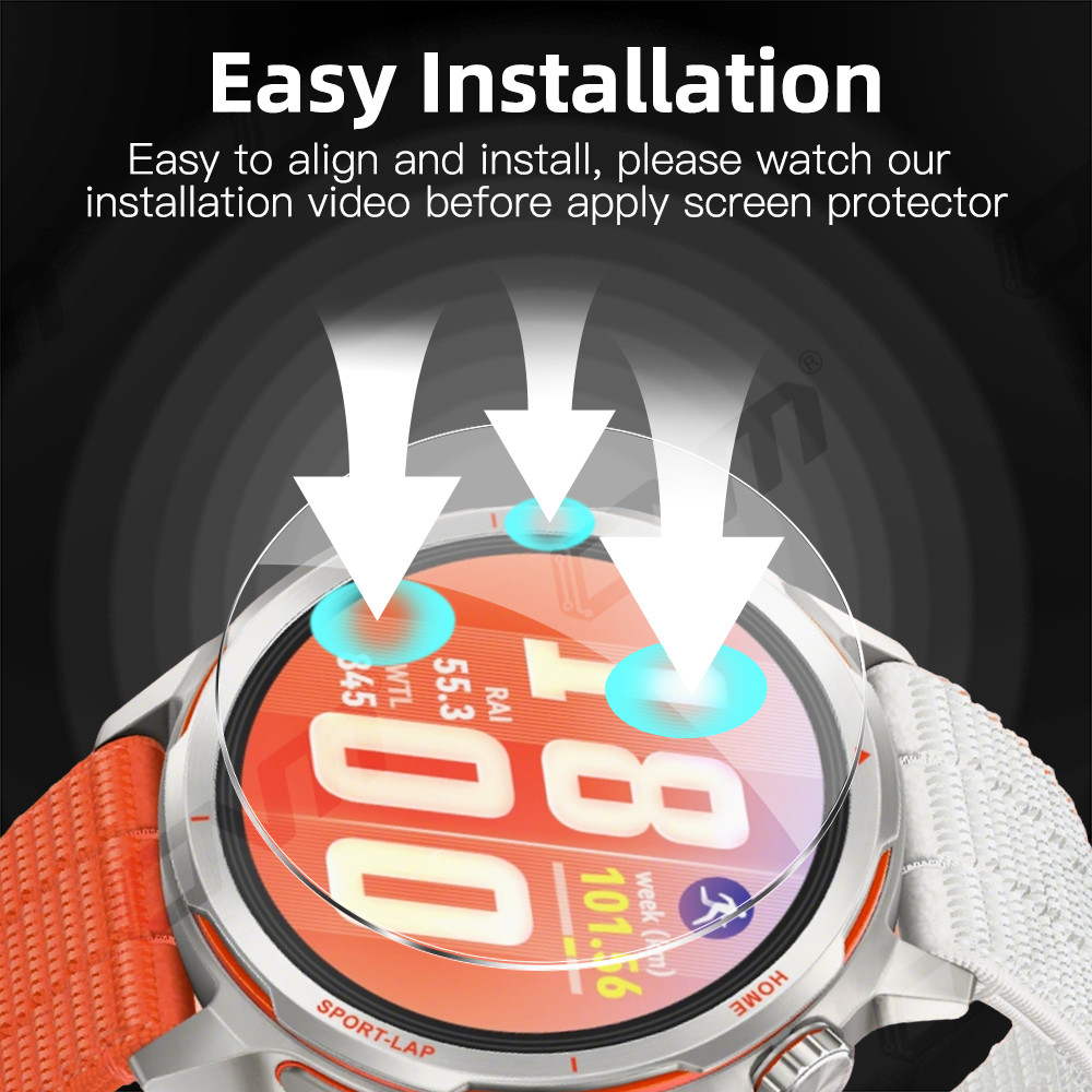Kaca Tempered 9H untuk jam tan - Titan Smartwatch Accessories ulasan dan harga