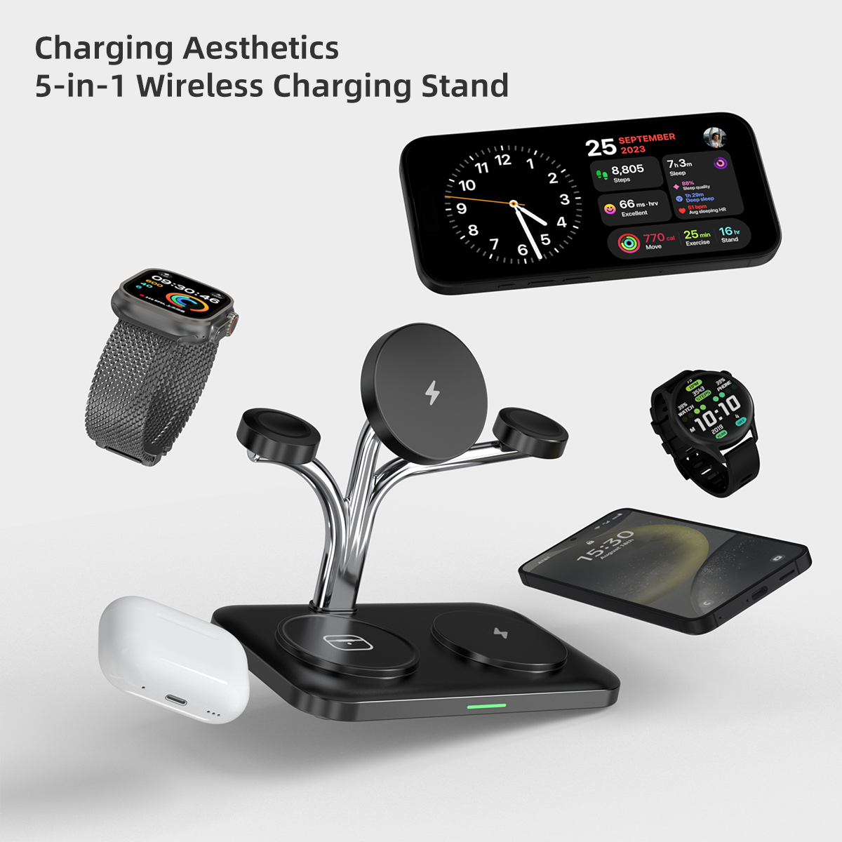 Pengisi Daya Nirkabel Magnetik - Smartwatch Ac ulasan dan harga