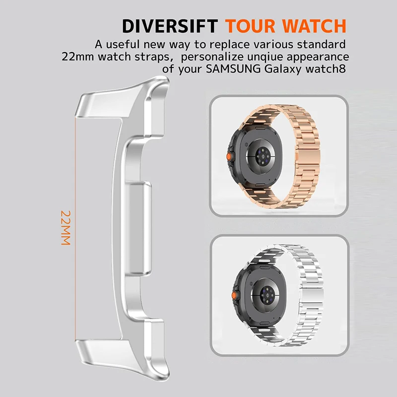 Konektor Gelang Jam 22Mm untuk - Smartwatch Band Accessories ulasan dan harga