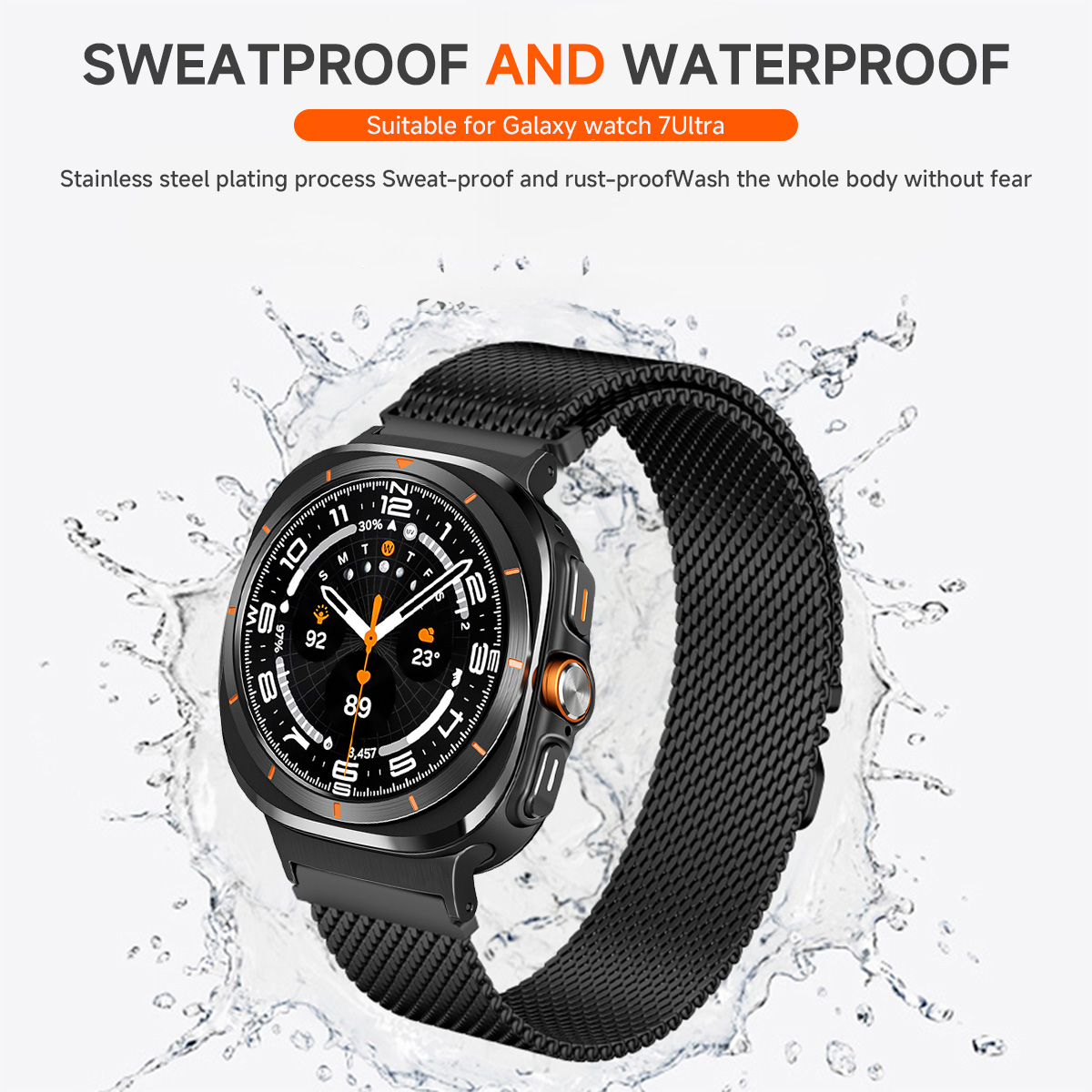 Tali Logam Milanese untuk Sams - Samsung Smartwatch Ultra Accessories ulasan dan harga