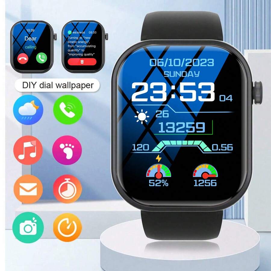 Jam Tangan Pintar, Panggilan/N - Smartwatch Touch ulasan dan harga