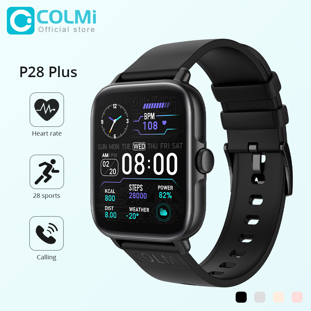 COLMI P28 Plus Jam Tangan Pint - Smartwatch Faces ulasan dan harga